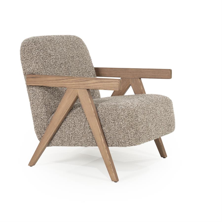 Fauteuil Francis - taupe Flou
