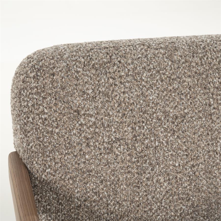 Fauteuil Francis - taupe Flou