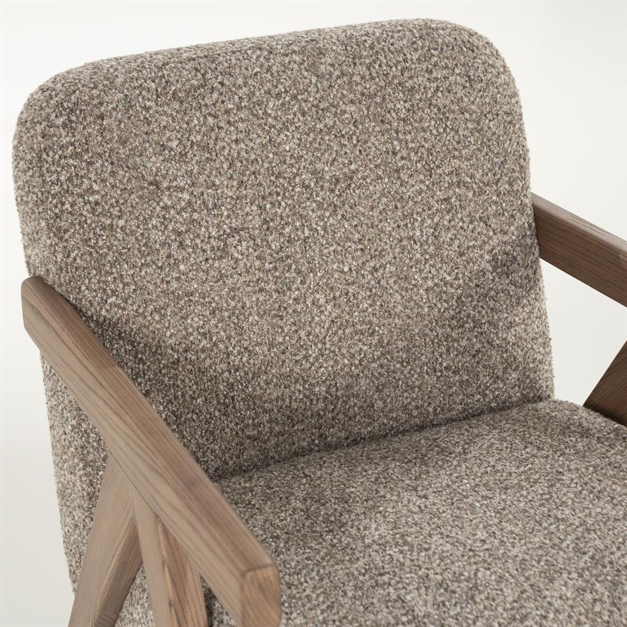 Fauteuil Francis - taupe Flou