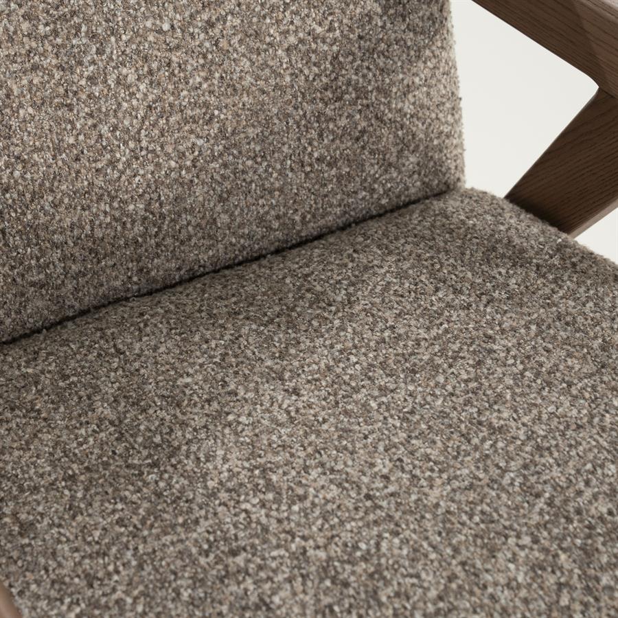 Fauteuil Francis - taupe Flou