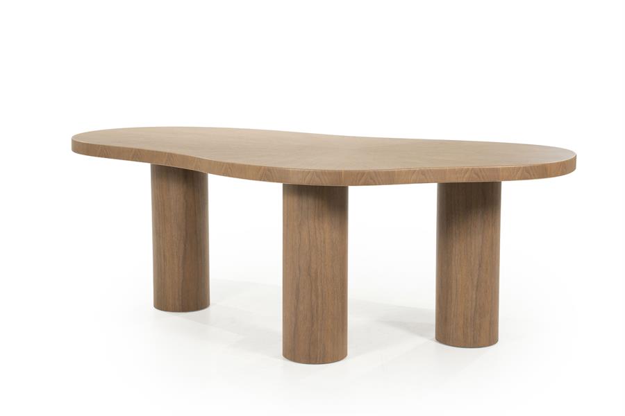 Eettafel Bobbie - lichtbruin