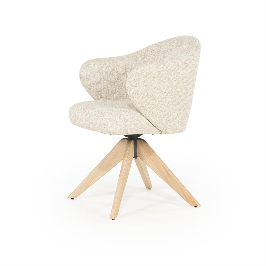 Stoel Connor naturel - beige Donna