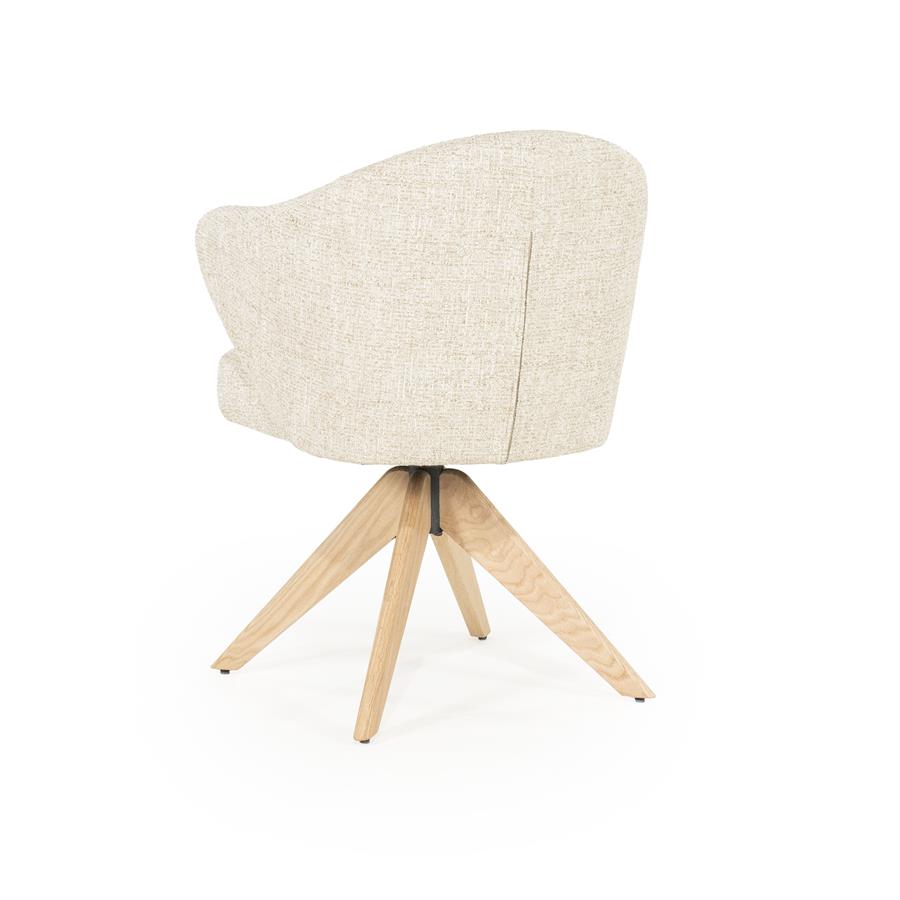 Stoel Connor naturel - beige Donna