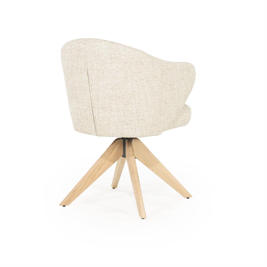 Stoel Connor naturel - beige Donna