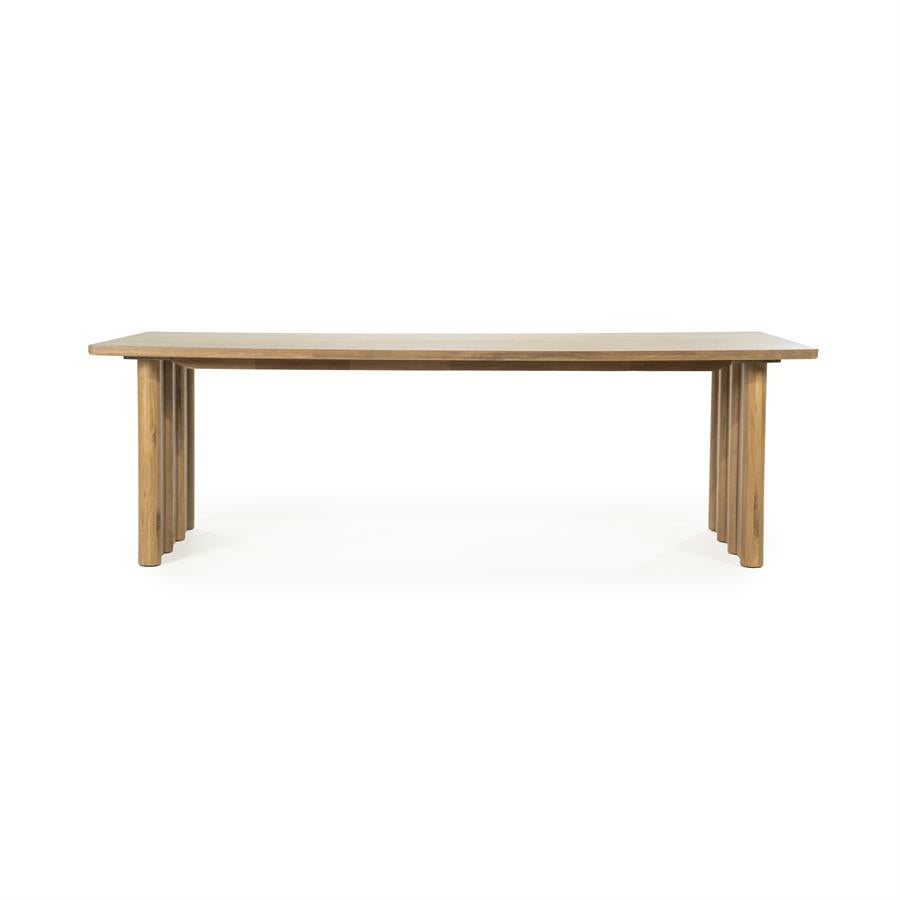 Eettafel Jake 250x100 cm - bruin