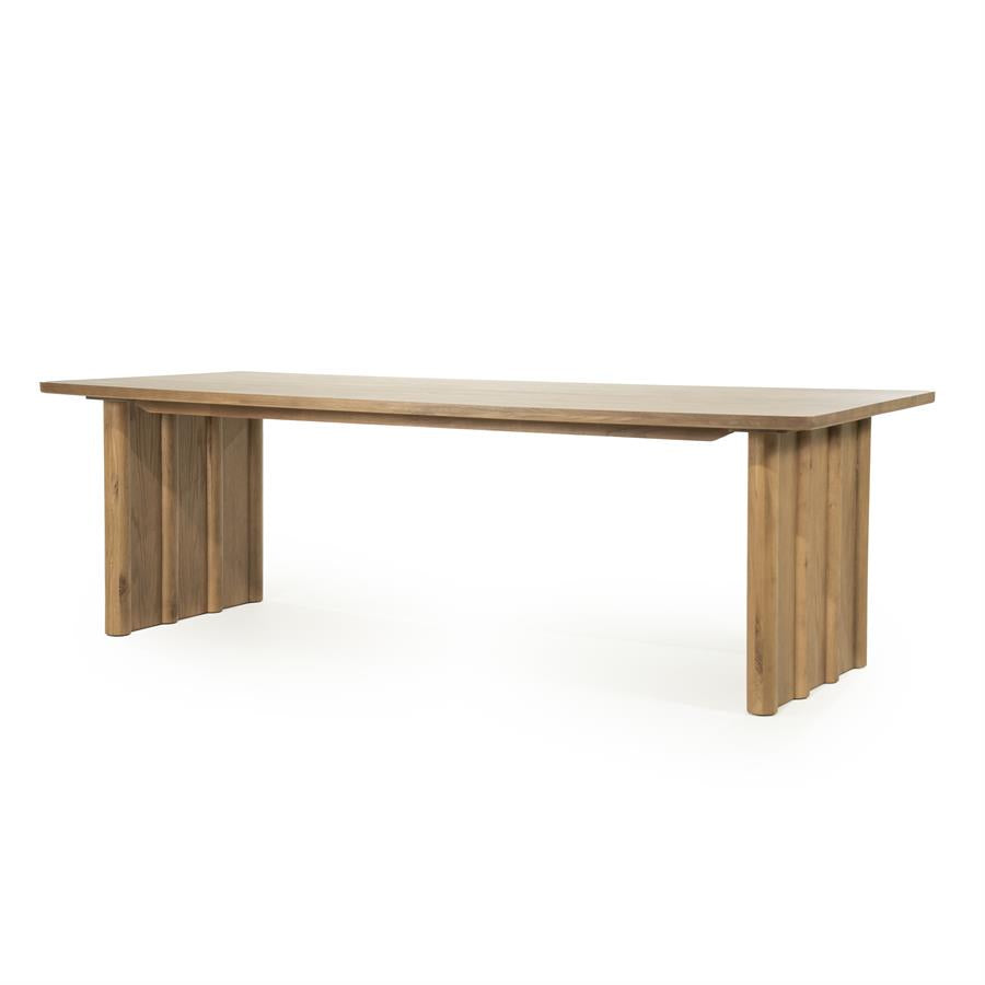Eettafel Jake 250x100 cm - bruin