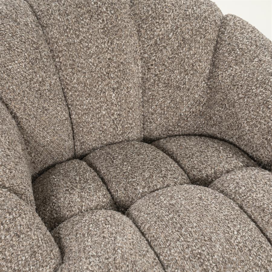 Fauteuil Tina - taupe Flou