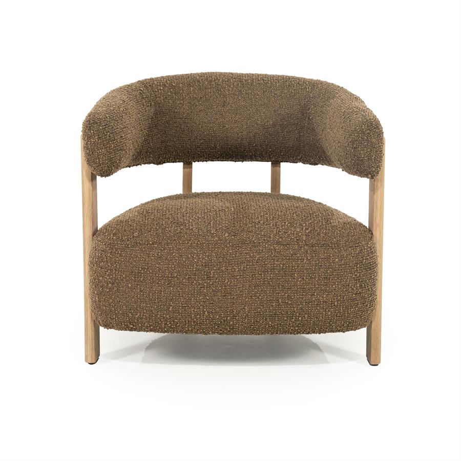 Fauteuil Lola - bruin Hush