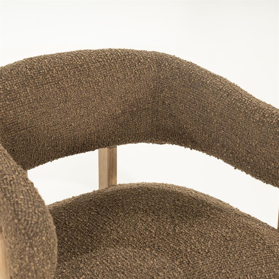 Fauteuil Lola - bruin Hush