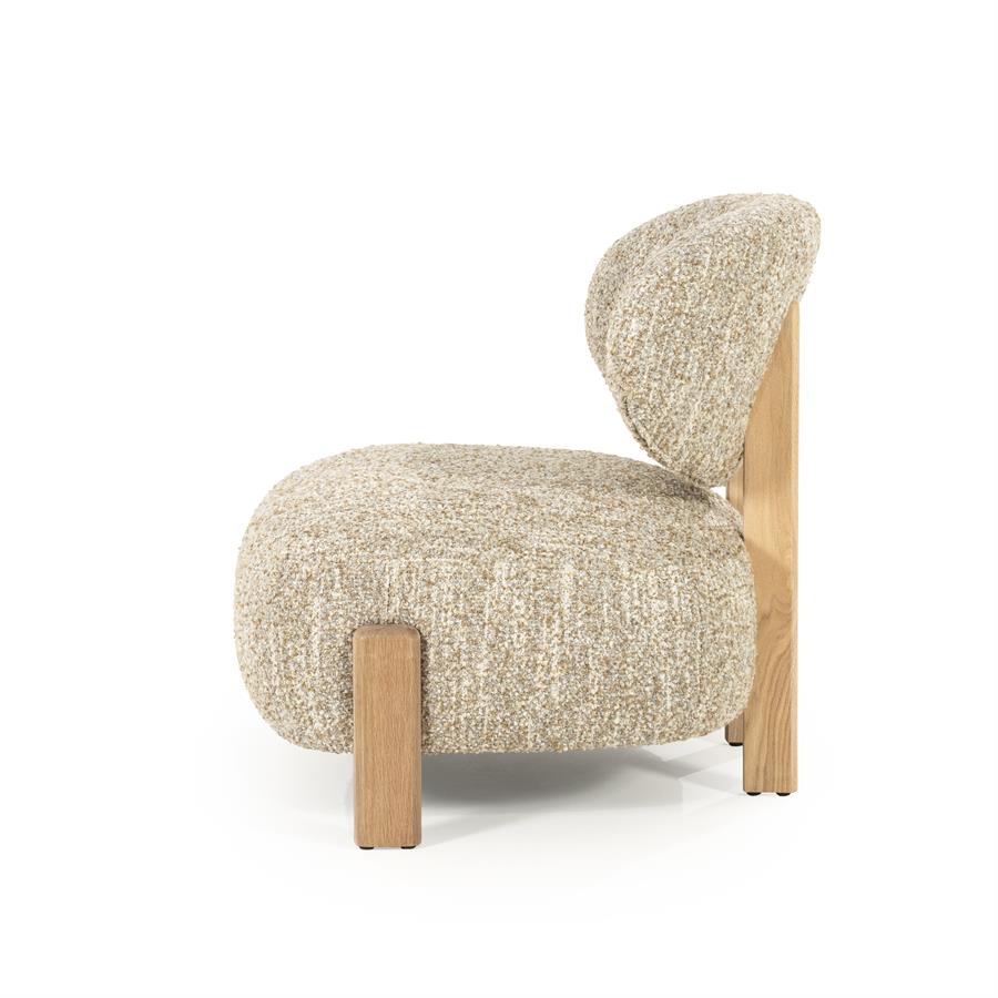 Fauteuil Reza naturel - beige Bay