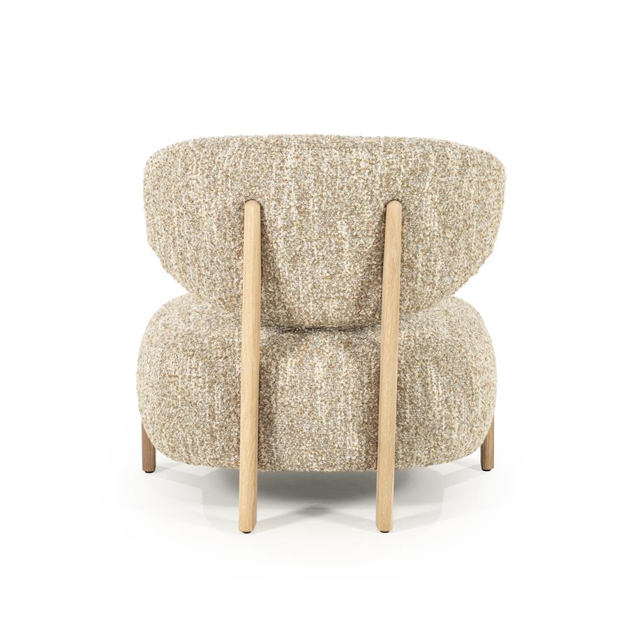 Fauteuil Reza naturel - beige Bay