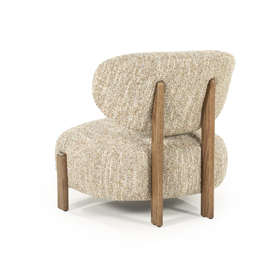 Fauteuil Reza bruin - beige Bay
