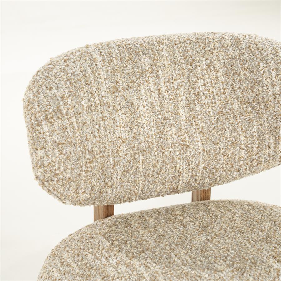 Fauteuil Reza bruin - beige Bay