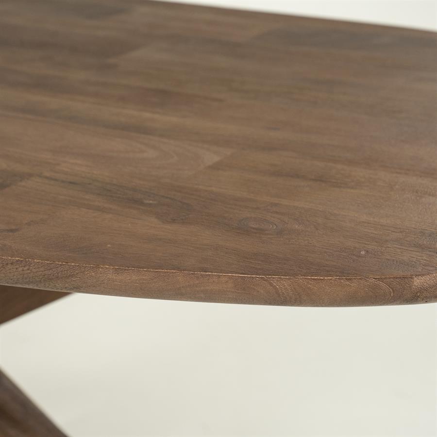 Eettafel Tycho 160x110 cm - lichtbruin