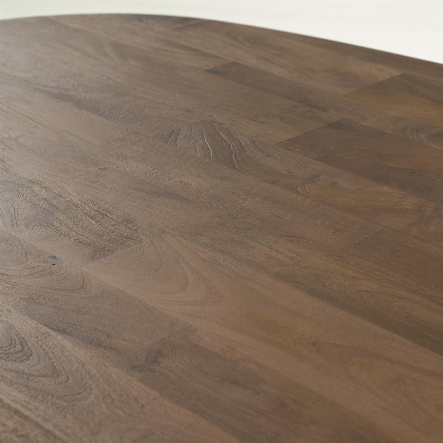 Eettafel Tycho 160x110 cm - lichtbruin