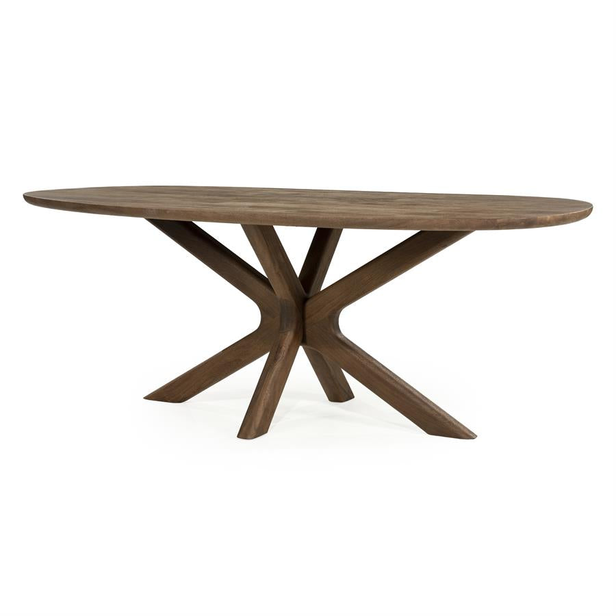 Eettafel Tycho 210x110 cm - lichtbruin