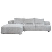 Bank Canterbury 2,5-zits, chaise longue links – Zand – 293 x 87 cm | Tower Living