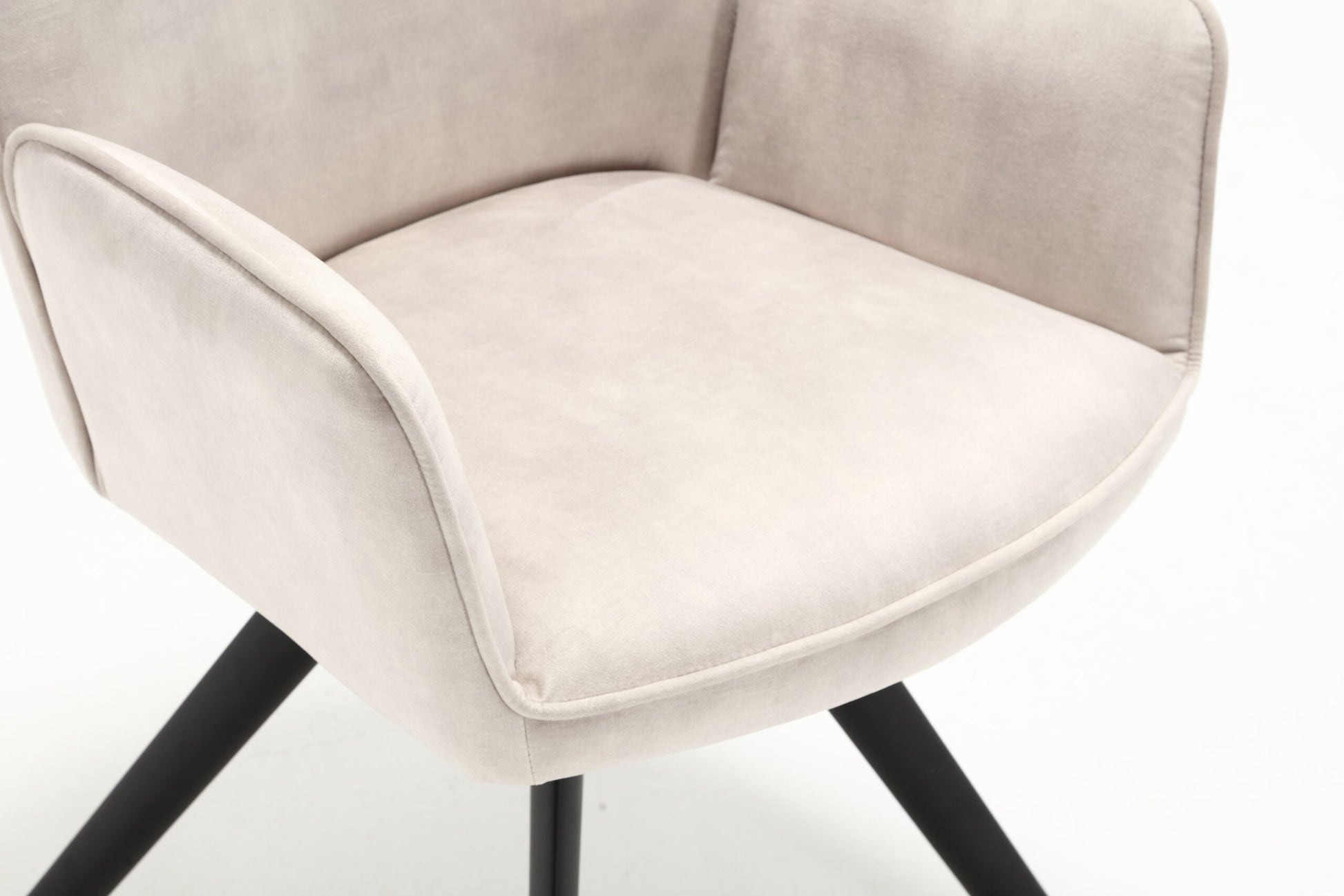 Eetkamerstoel Nova Champagne  Velvet