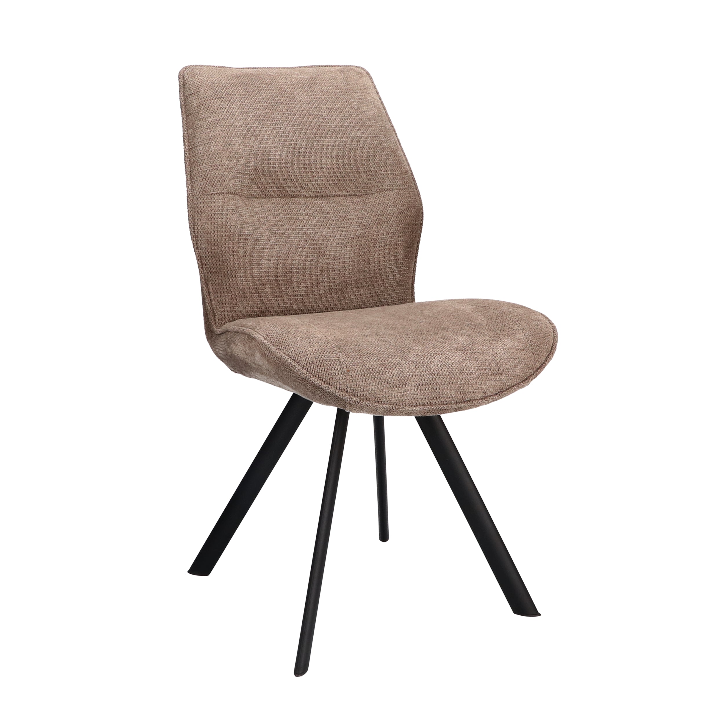 Eetkamerstoel Jade Stof Mito Liver Leg Black