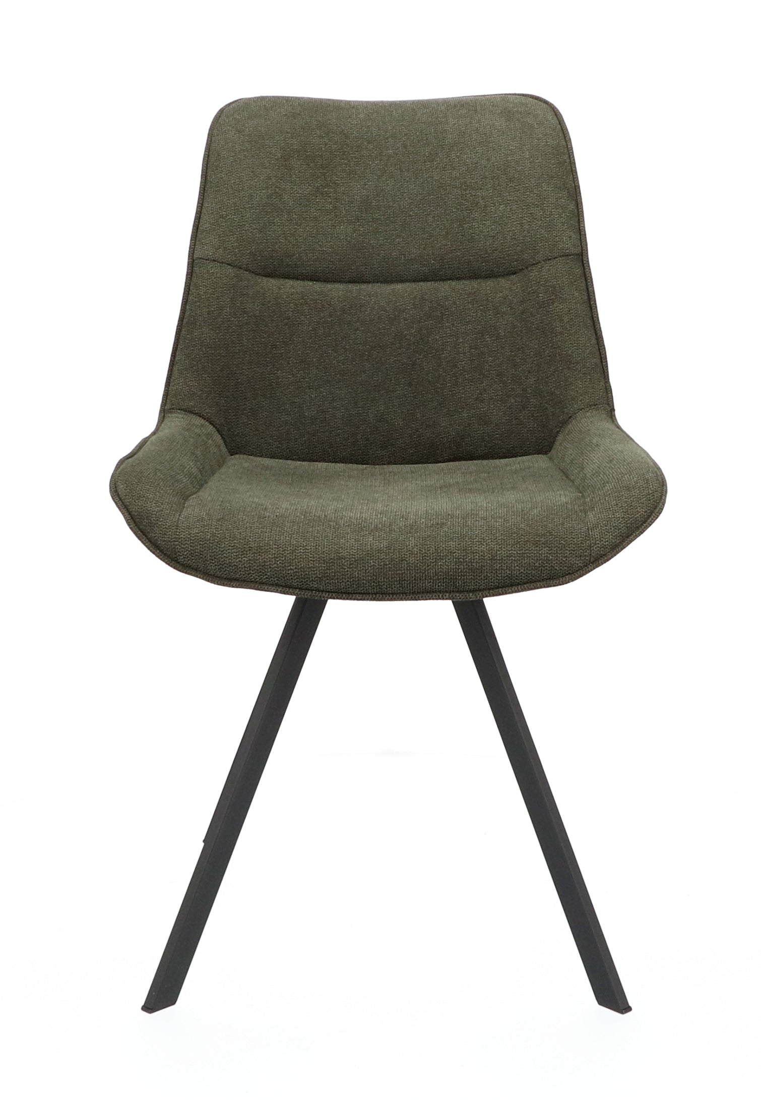 Eetkamerstoel Abby Stof Bloq Forest Leg Black