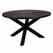 Eetkamertafel Viola – Zwart – 130 x 130 x 77 cm | Tower Living