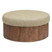 Poef Ossana – Bruin – 80 x 80 x 40 cm | Tower Living