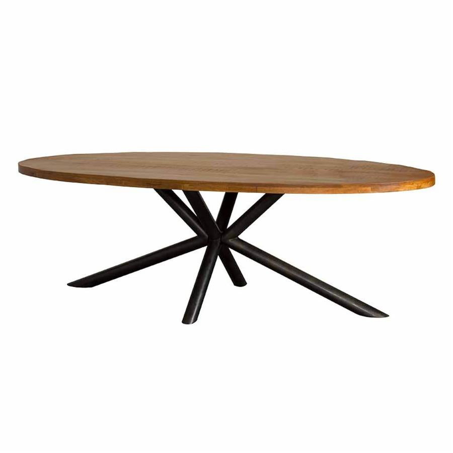 Eetkamertafel – Selva – Bruin – 240 x 110 x 77 cm – Tower Living