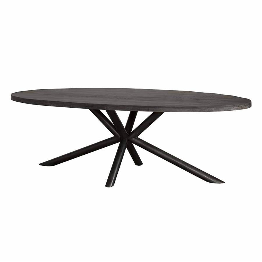 Eetkamertafel – Selva – Zwart – 240 x 110 x 77 cm – Tower Living
