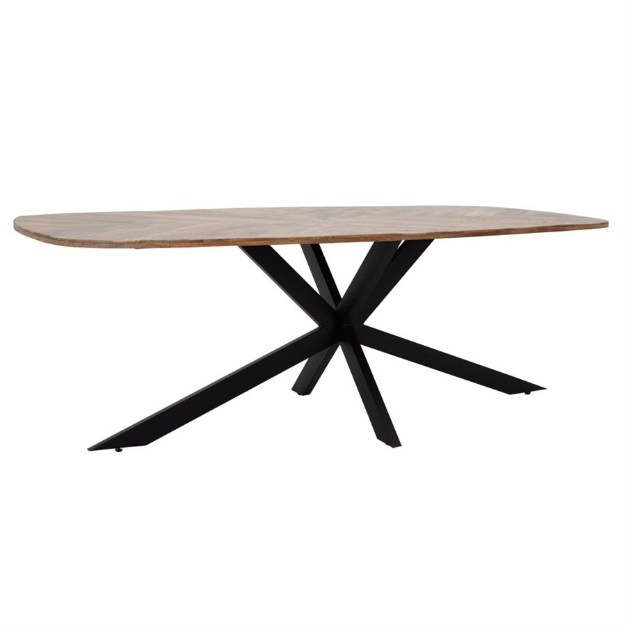 Eetkamertafel – Silvi – Naturel – 200 x 110 x 78 cm – Tower Living