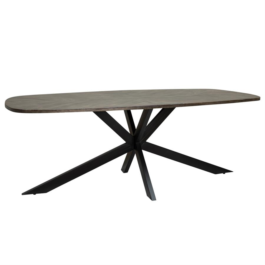 Eetkamertafel – Silvi – Bruin – 220 x 110 x 78 cm – Tower Living