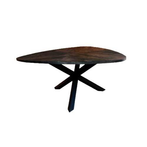 Eetkamertafel – Trivero – Zwart – 150 x 150 x 78 cm – Tower Living