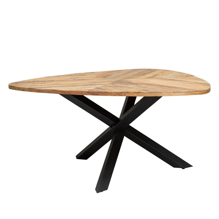 Eetkamertafel – Trivero – Naturel – 150 x 150 x 78 cm – Tower Living