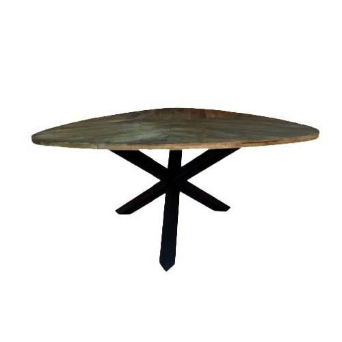 Eetkamertafel – Trivero – Bruin – 150 x 150 x 78 cm – Tower Living