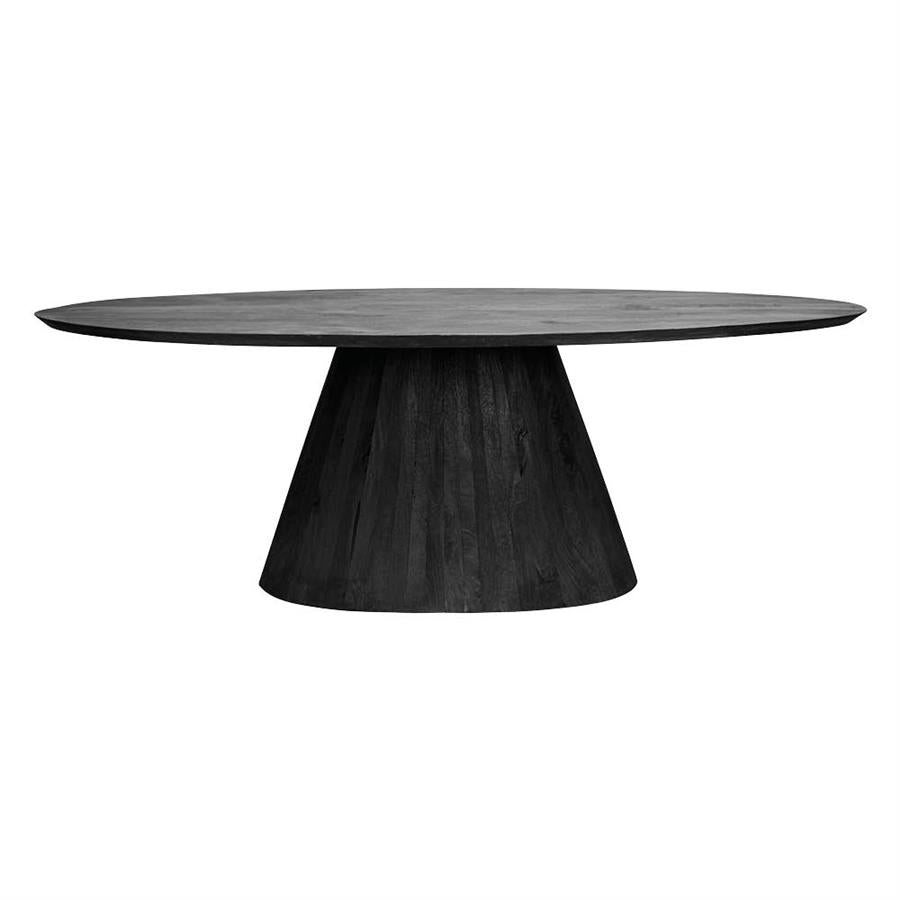 Eetkamertafel – Premana – Zwart – 240 x 120 x 77 cm – Tower Living