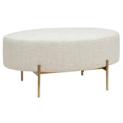 Poef Ossana – Beige – 100 x 65 x 45 cm | Tower Living