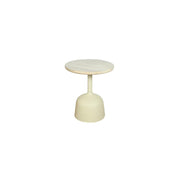 Ronde bijzettafel Elba – Wit – 40 x 40 x 45 cm | Tower Living