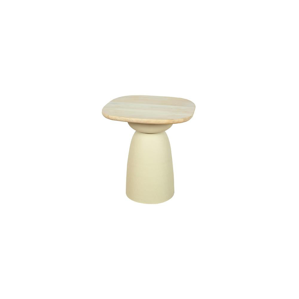 Bijzettafel – Barza – Wit – 45 x 45 x 48 cm – Tower Living