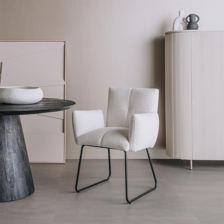 Armstoel – Dante – Wit – Tower Living