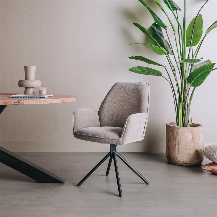 Armstoel – Amaro – Beige – Tower Living
