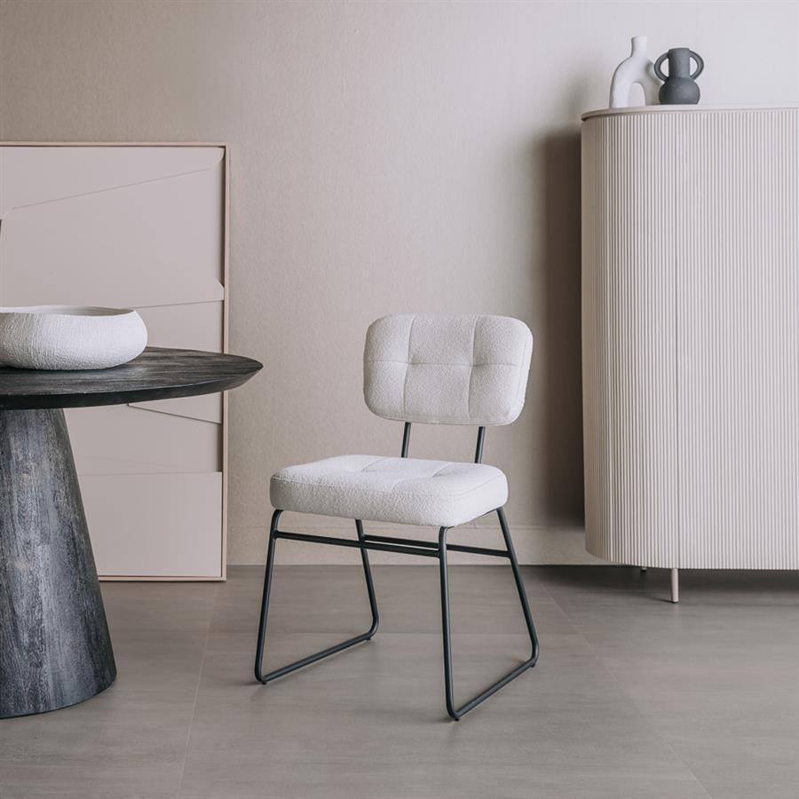 Eetkamerstoel – Padola – Wit – Tower Living