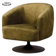 Fauteuil Barga – Groen – 77 x 75 cm | Tower Living