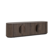 TV-meubel Allure – Donkerbruin – 180 x 50 cm | Tower Living