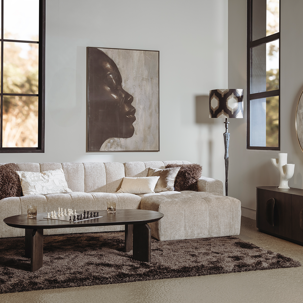 Salontafel – Allure – Bruin – 140 x 70 x 40 cm – Tower Living