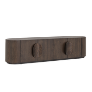 Allure TV-meubel donkerbruin 210 cm
