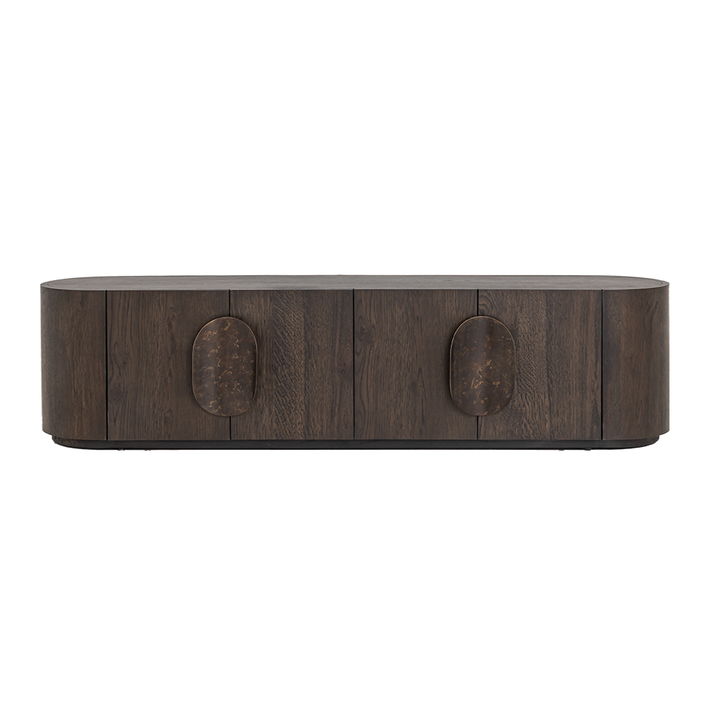Allure TV-meubel donkerbruin 210 cm