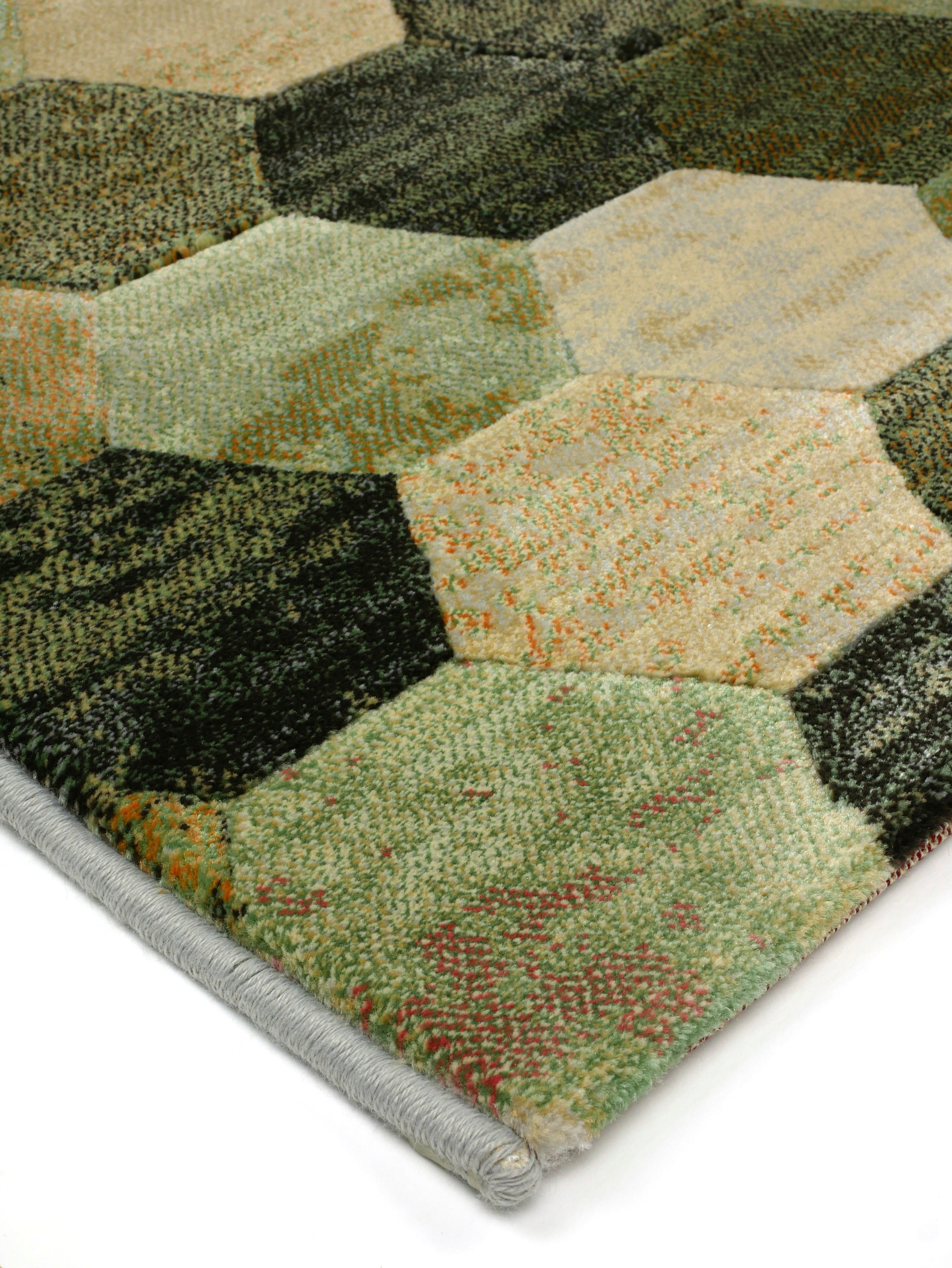 Vloerkleed Amado - Groen Multicolor