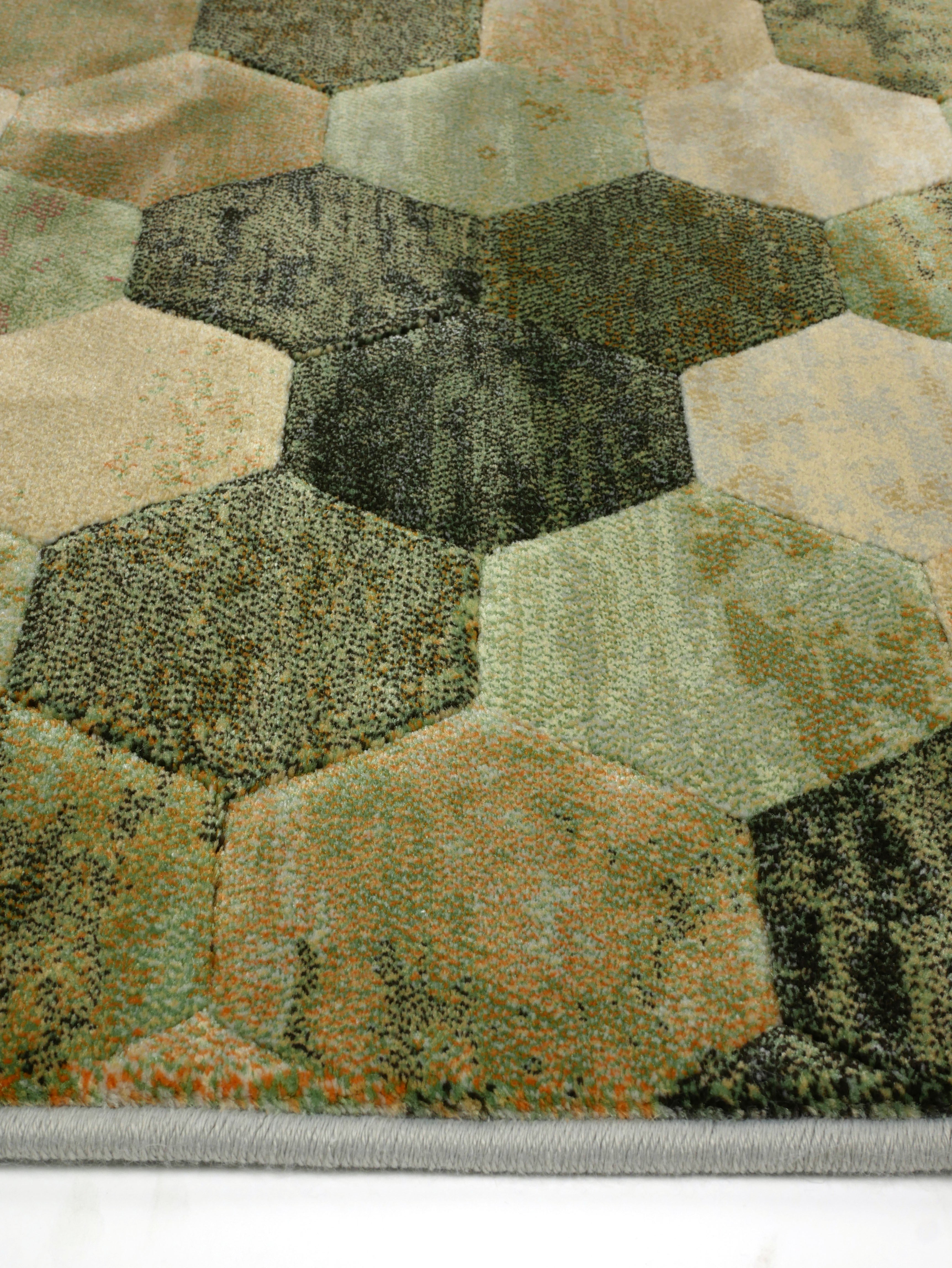 Vloerkleed Amado - Groen Multicolor