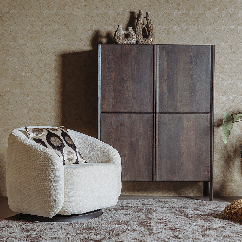 Opbergkast – Amalfi – Bruin – 120 x 160 cm – Tower Living