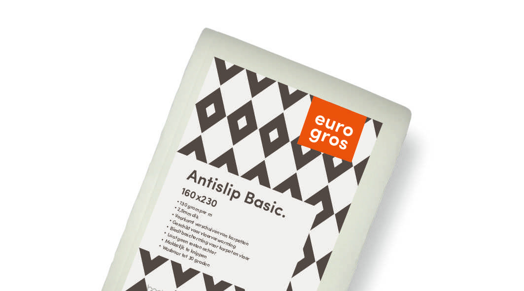 Vloerkleed Anti - Kleur Slip - Basic 80x150