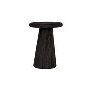 Ronde bijzettafel Asti – Zwart – 40 x 40 x 55 cm | Tower Living